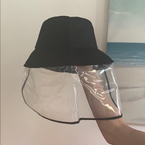 Face Mask. Chic !!! Fashionable black hat - Picture 2 of 4